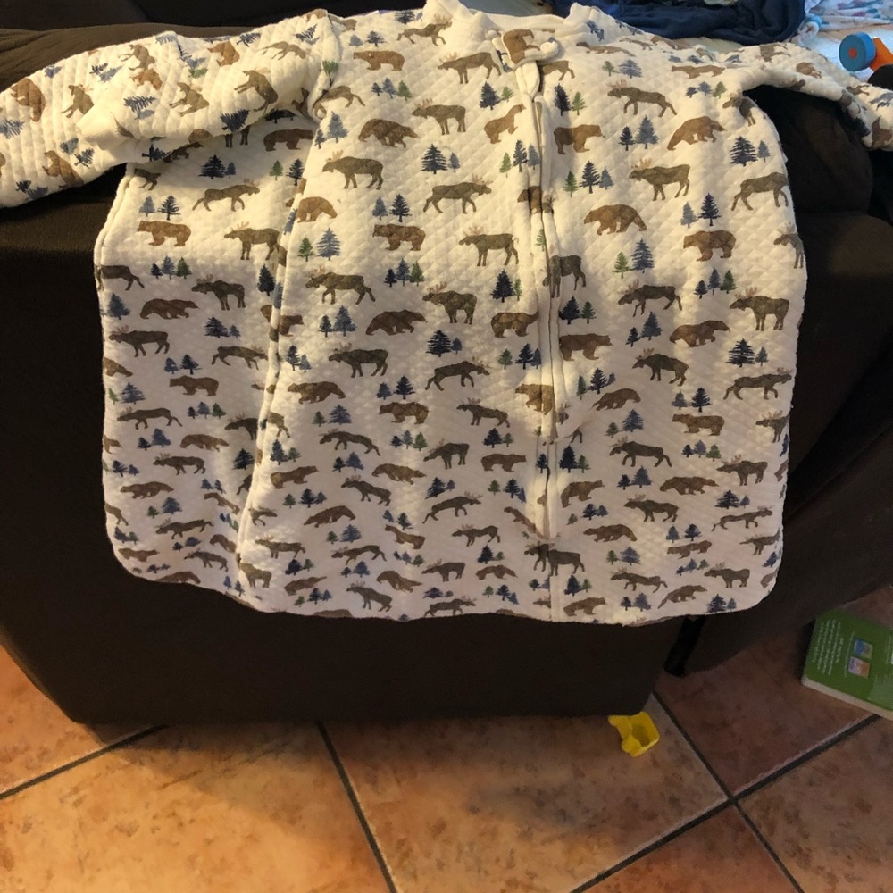 Hudson Baby premium quilted long sleeve sleeping bag and wearable blanket